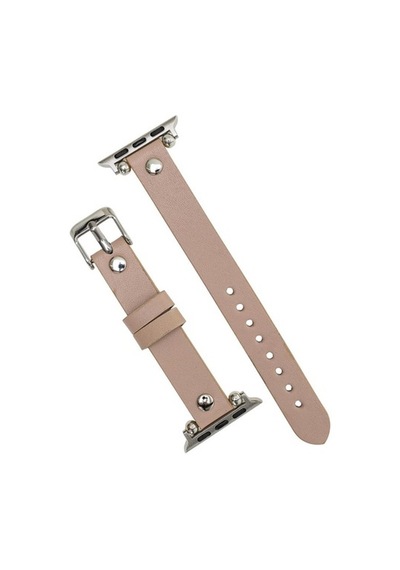 Bouletta Apple Watch Uyumlu Deri Kordon 38-40-41Mm St Nu1 Pembe