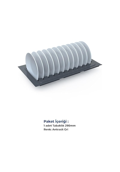 Tify Çekmece Içi Tabaklık Ve Kaselik Düzenleyici Yandan 3cm, Boydan 6cm Kesilebilir 44x48 Cm Sku: Smg8690010592286 A