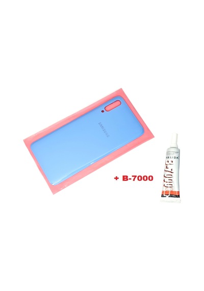 Tkgz Samsung Galaxy Uyumlu A70 A705 Arka Pil Kapağı B-7000 Mavi
