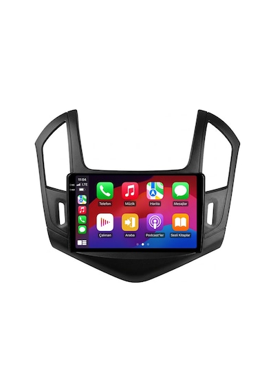 Chevrolet Cruze Android Siyah Multimedya 2013-2015 Carplay Android Auto Navigasyon 4gb Ram 32gb 9"