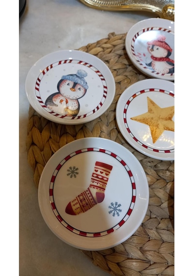 Çerezlik Yılbaşı 10 Cm 6 Lı Çok Renkli