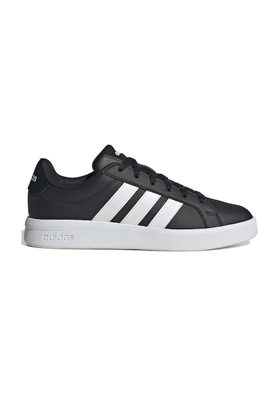 Adidas Grand Court Base 3.0 Hq0095 Unisex Spor Ayakkabı SİYAH-BEYAZ