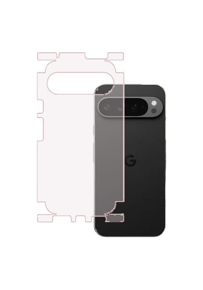 Google Pixel 9 Pro Xl İle Uyumlu Mat Tpu Arka Kaplama 360