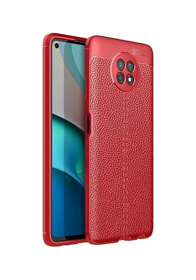 Xiaomi Redmi Note 9 5g Kılıf Zore Niss Silikon Kapak Kırmızı