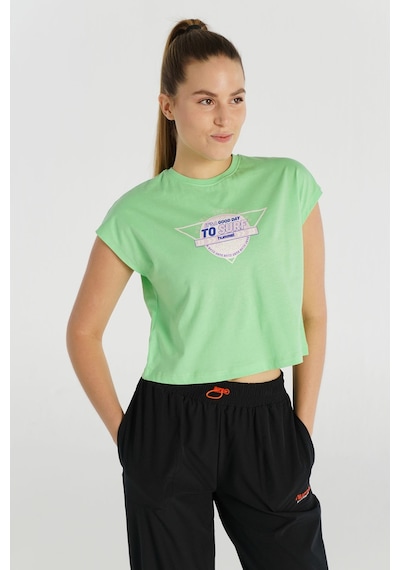 Hummel Afra Kısa Kollu Tişört 912065-7622 Yeşil