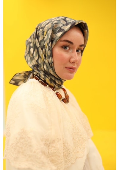 Silk Home Twill İpek Eşarp 11451-27 KOYU YEŞİL