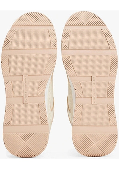 Tommy Hilfiger Kadın Casual Fashion Runner Sneaker Pembe Çok Renkli