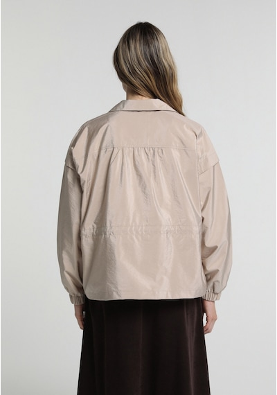 Colin's Colins Fashion Fit Çıtçıtlı Astarsız Kadın Bej Ceket Cl1082136 Q1.v1 Beı