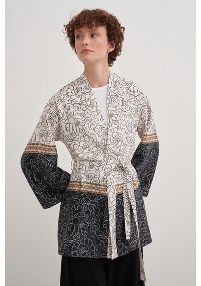 Aker 15269111 Kimono Ekru Ekru