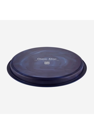 Lacivert Metal Tepsi 34 Cm