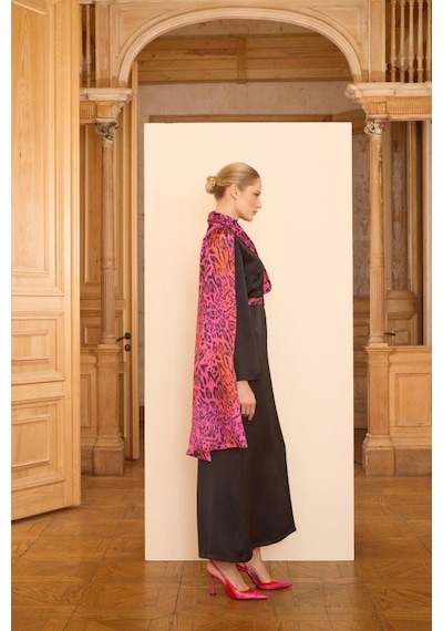 Senna Fıore Dress Fuşya Fuşya