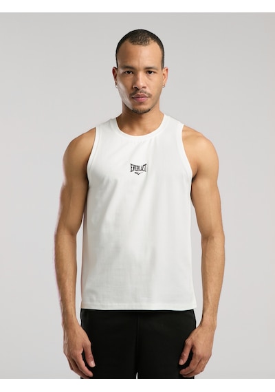 Everlast Ever Essentials Regular Beyaz Erkek Kolsuz Tişört Beyaz
