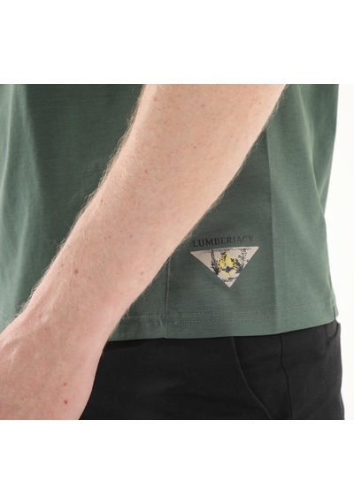 Lumberjack 5m Ml Keys 11ymmt22037 5fx Erkek T-shirt Yeşil 101948218-r Yeşil