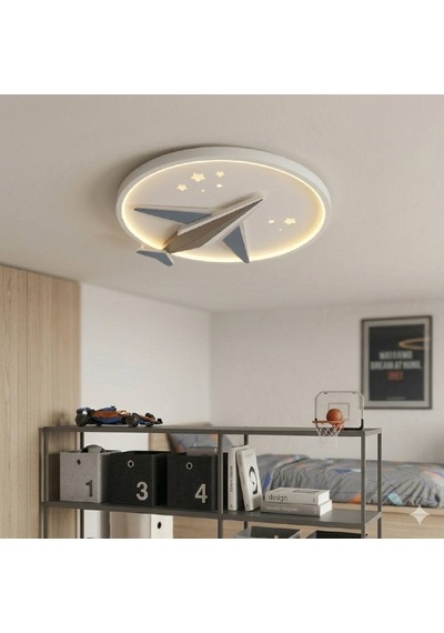 Skyjet 50 Cm Kumandalı Led Avize - Gece Lambası Modlu 48w Beyaz