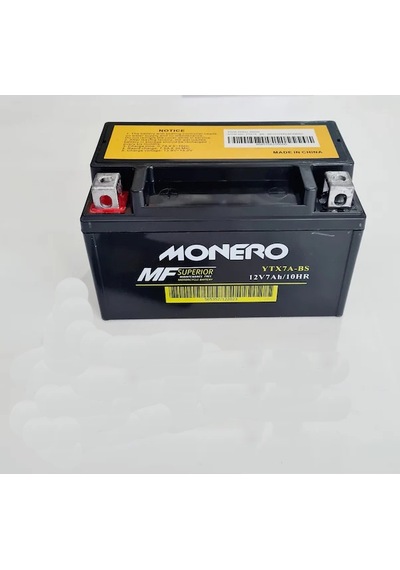 Monero  Akü 12v 7a Scooter Uyumlu