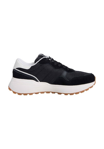 Tommy Hilfiger Kadın Marka Logolu Günlük Kullanıma Uygun Siyah Sneaker En0en02991 Bds