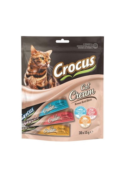 Çoklu Tavuklu & Ton Balıklı & Somonlu Krema Kedi Ödülü 30x15g