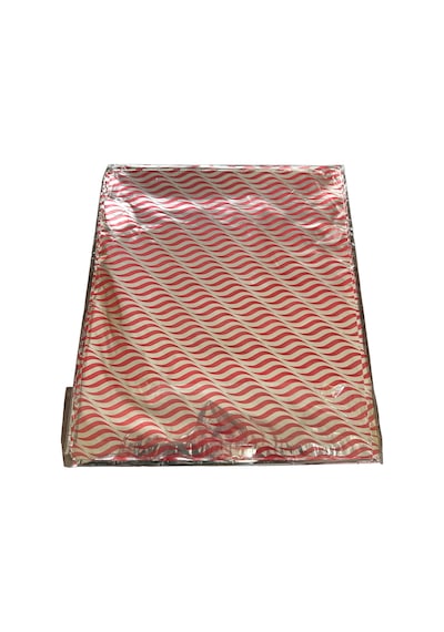 Omeyva Desenli Metalize Hediye Paketi Yapışkanlı Torba Poşet - 30x35 Cm. - 100 Adetlik 5 Paket