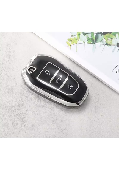 Gma Keys Opel Grandland Corsa F Kasa Astra H Anahtar Kılıfı Sustasız Model Siyah/gümüş