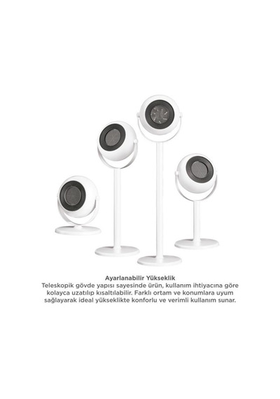 Ayaklı Isıtıcı Fan 800w Sessiz Çalışma Hızlı Isıtma Aşırı Isınma Koruma