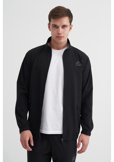 Cazador Micro Tam Fermuar Sweatshirt Erkek 5001 Siyah Siyah