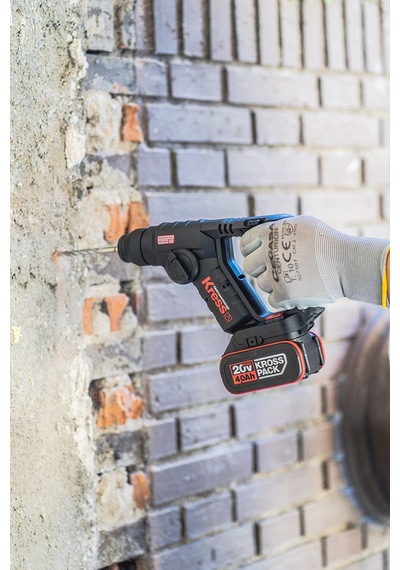 Kress Kuc50.91 20volt Kömürsüz 1.7j Profesyonel Sds-plus Pnömatik Şarjlı Matkap + 10mm Mandren Akü Dahil Değildir