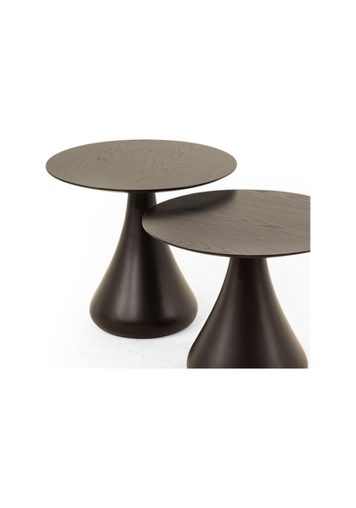 Mushroom Set Sehpa Mantar Sehpa Siyah Rehome