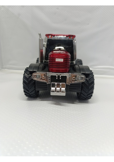 Traktör Şeklinde Bluetooth Hoparlör Şarjlı Kablosuz Speaker Fm Sd Kart Usb - Kırmızı- Tek Ebat