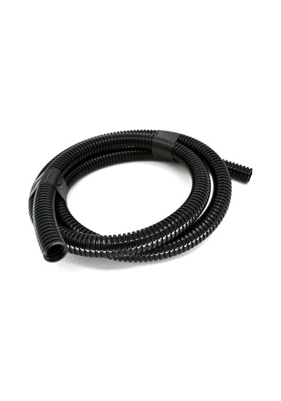 17mm Yarıksız Spiral Boru Kablo Izolasyon Hortumu Siyah Esnek