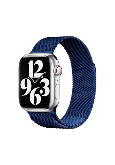 Apple Uyumlu  Watch  Ultra/ultra2 49mm Kordon Metal Tel-örgü İşlemeli Kordon