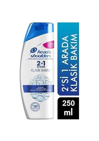Head & Shoulders 2 in 1 Klasik Bakım Şampuan 250 ML