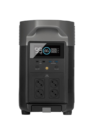 EcoFlow - DELTA Pro Taşınabilir Güç Kaynağı - 3600Wh Kapasite, 4x3600W (X-Boost 4500W) Çıkış