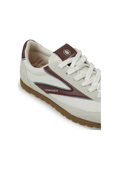 Lumberjack Murcıa Beyaz Kadın Sneaker Beyaz-bordo