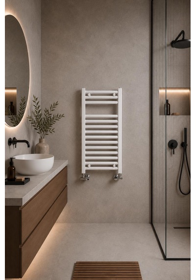 500X900 Beyaz Havlupan 13 Borulu Banyo Havlupanı