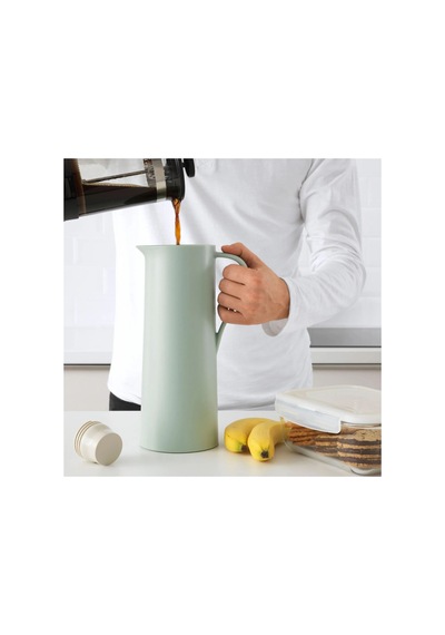 Ikea Behövd Termos 1 L Yeşil - Bej Bej - Yeşil