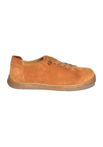 Fox Shoes Y999364003 Taba Hakiki Deri Süet Kadın Spor Ayakkabı Sneakers Taba