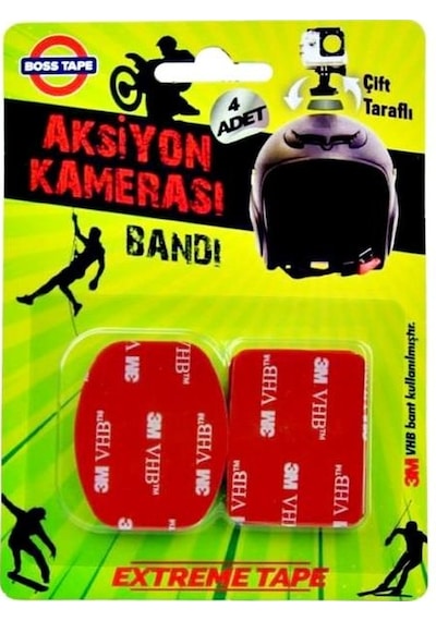 Geseus Boss Aksiyon Kamera Bandı Motorsiklet.kayak Dağcılık Vb