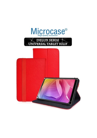 Philips Uyumlu M10 10.1 Tablet Delüx Serisi Universal Standlı Deri Kılıf