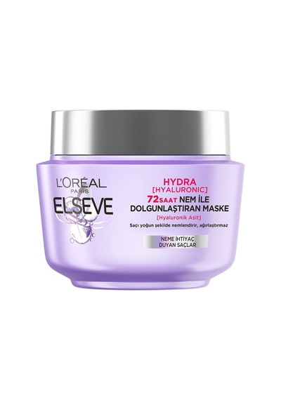 L'oreal Elseve Hydra Saç Maskesi 300 Ml Nemlendirme 2'li Ekonomik Paket - 2 Adet Tarı