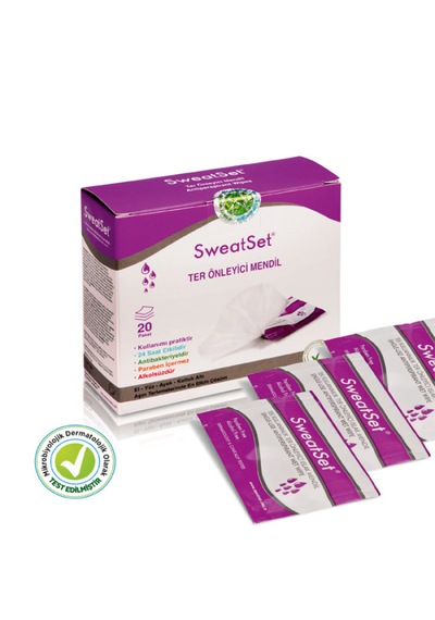 Sweatset Ter Önleyici Mendil 20 Adet