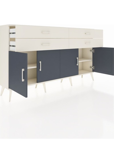 Arges Konsol 2 Raflı 4 Çekmeceli 8 Kapaklı 176x30x99 Aytaşı-antra Aytaşı-antrasit/aytaşı Arges Konsol 2 Raflı 4 Çekmeceli 8 Kapaklı 176x30x99 Aytaşı-antra Aytaşı-antrasit/aytaşı