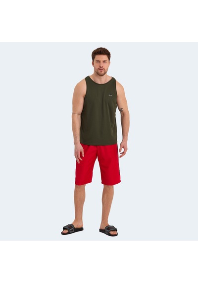 Slazenger RUNIST IN Erkek Mayo Kırmızı