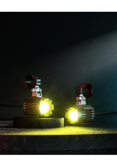 Nukrotech K10 2 Adet Takım Sis Farı 60w Sarı / Beyaz / Çift Renk Modlu Kontrollü
