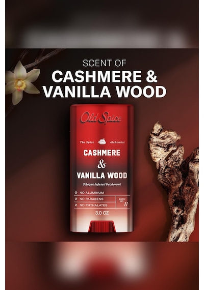 Old Spice Cashmere & Vanilla Wood Alüminyumsuz Stick Deodorant 85gr