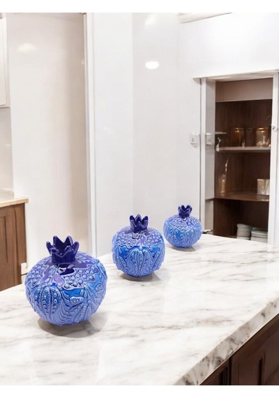 3'lü %100 El İşlemesi,dekoratif Nar Ve Lale Takımları,ev Dekorasyonu...12 Farklı Model İle... 32677674