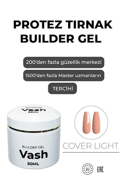 Vash Protez Tırnak Jeli Coverlight 50 ML