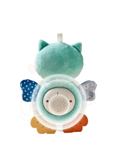 Cayenna Işıklı Ve Sesli Bebek Baykuşu Soft Peluş Yumuşak 15 Cm Bebek Oyuncak Baykuş Kaşıyıcılı