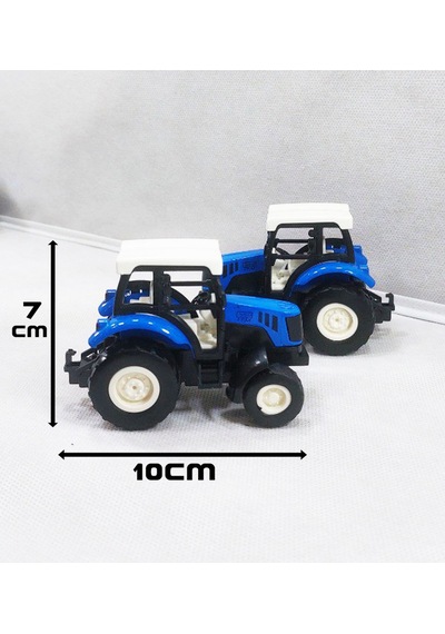 Çek-bırak Traktör Metal Oyuncak Araba 10cm