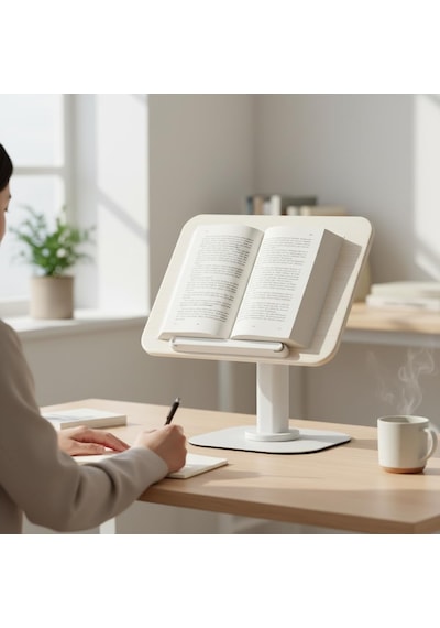 Ayarlanabilir Tablet Ve Kitap Okuma Standı, Katlanabilir Masaüstü Tutucu, Ergonomik Tasarım, Sa