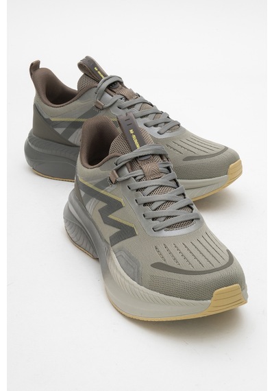 Marcomen Erkek Kalın Taban Bağcıklı Comfort Sneaker Mc 21426 Haki Haki